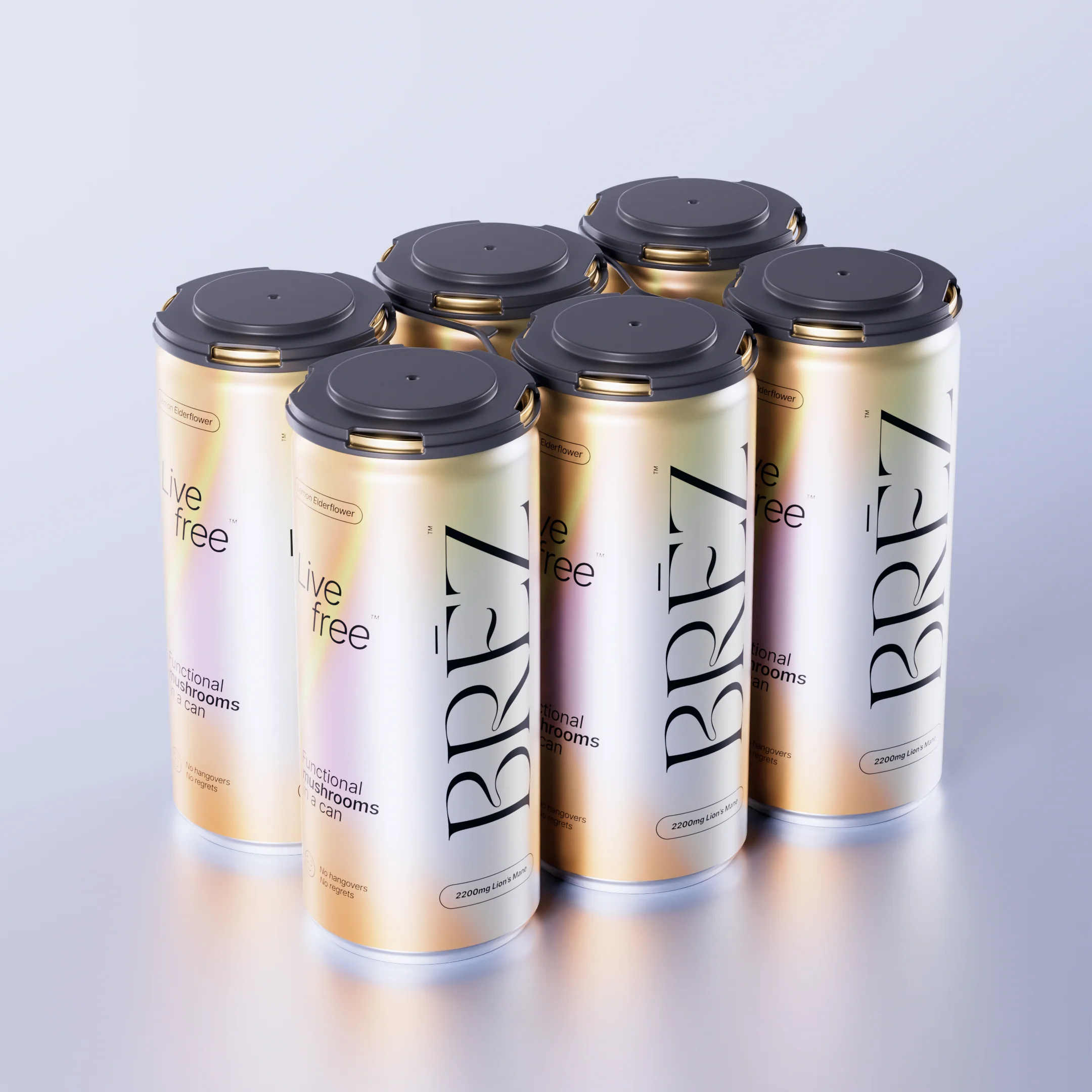 Flow | 12oz | 33mg Lion's Mane | Wholesale | 24 cans - Image 3